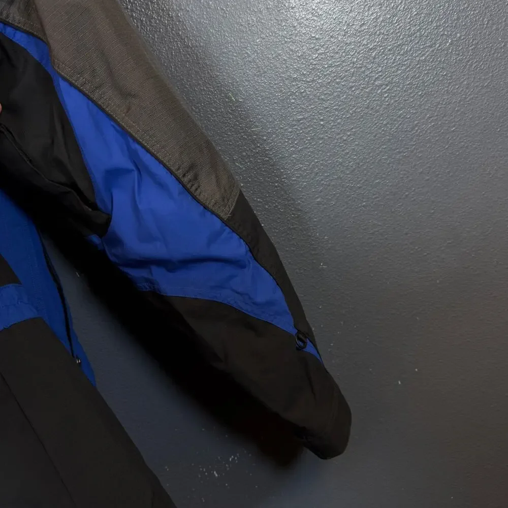 The North Face L men's blue/black EXTREME gear Ski jacket snowboarding vintage